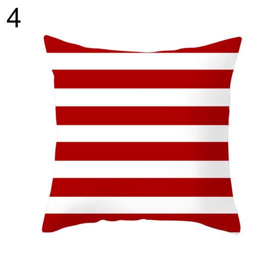 red striped pillow cases