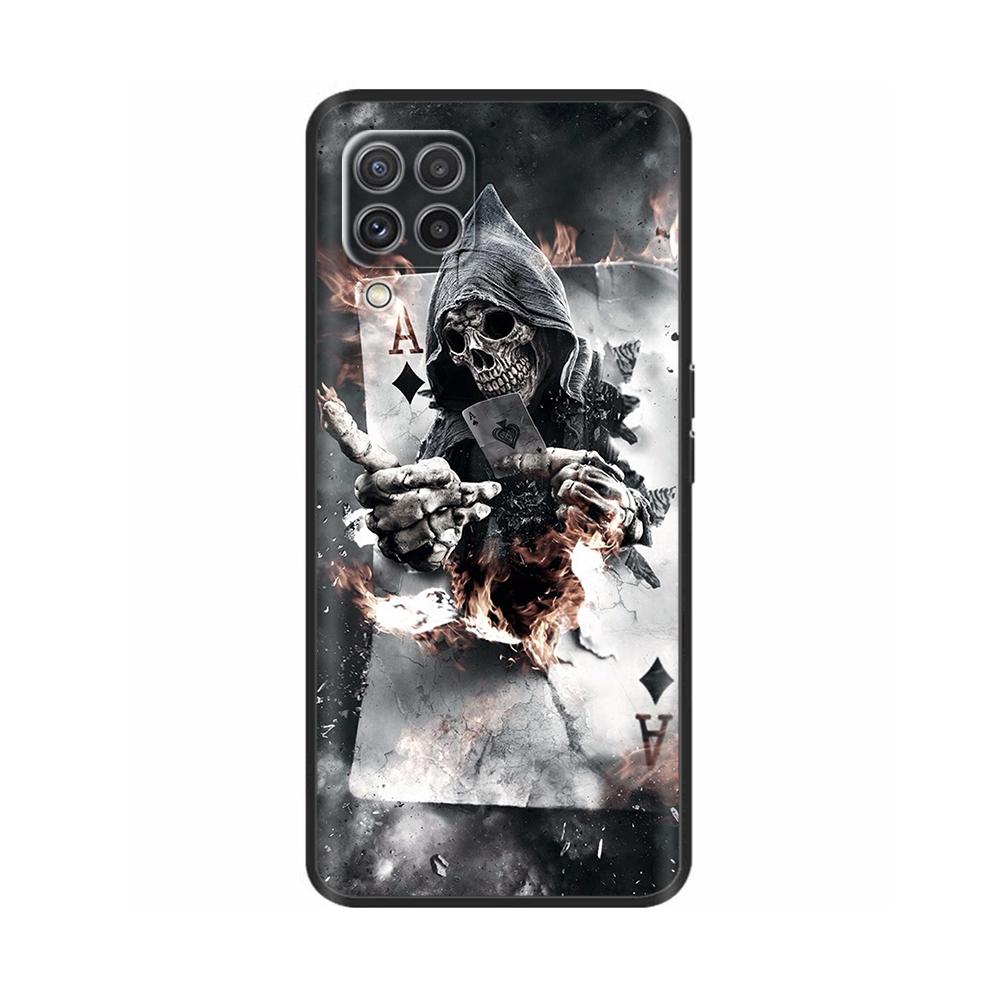 For Samsung Galaxy A12 Case 6.5'' Stylish Painted Cover Soft Silicone Phone Case For Samsung A12 M12 SM-A125F A127F N125F Coque