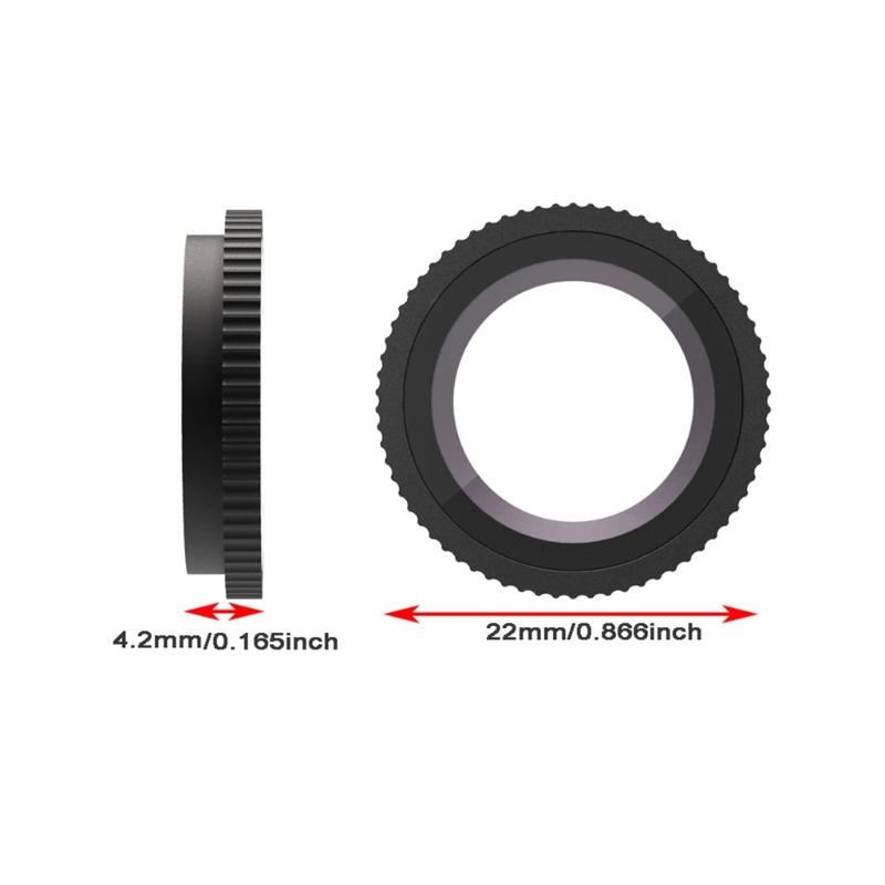Multiple Coated Lens Protective Cover Featuring Anti Scratch Glass And Fog Resistance Suitable For Action Camera