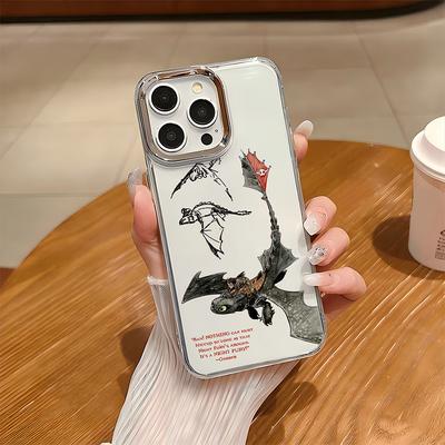 Lovely Toothless Fury Dragon New Phone Case For iPhone 17 16e 16 15 14 13 12 11mini Pro Max X XR XSMAX 8 7 Air Plus Cover Couple