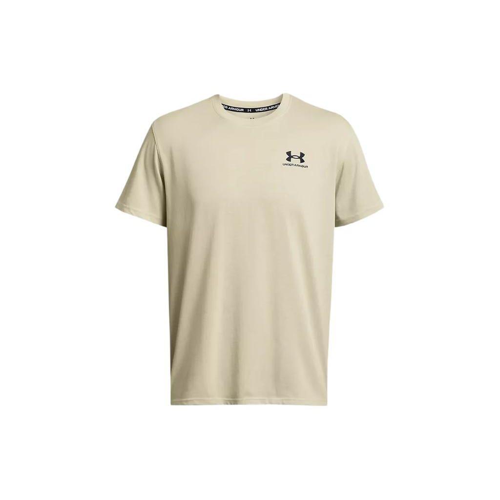 Under Armour Round Neck Pullover Short Sleeve T-Shirt With Logo Print Men Tops Young-Sprout 1373997-273