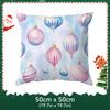 Christmas Decor Ball Pillowcase Printed Polyester 40/45/50Cm Throw Pillowcover Decorative Sofa Cushion Pillowslip Home Decor