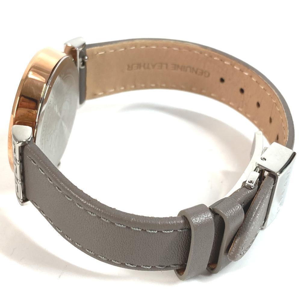 VERSACE VELW00922 medusa logo MEANDER Women's Wristwatch SS / Leather Gray Based