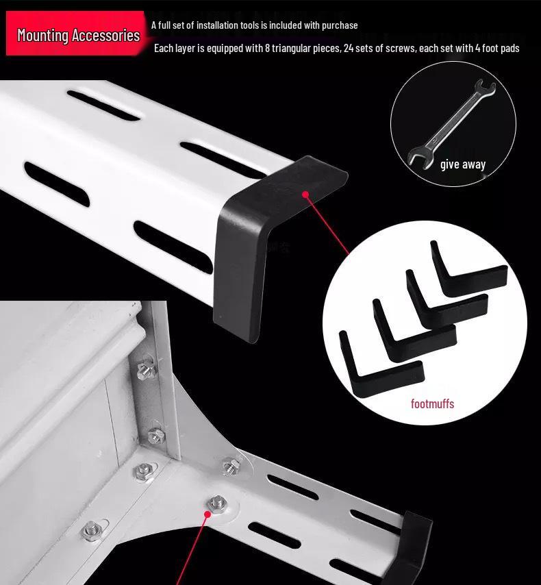 Adjustable Heavy-Duty Steel Storage and Display Rack