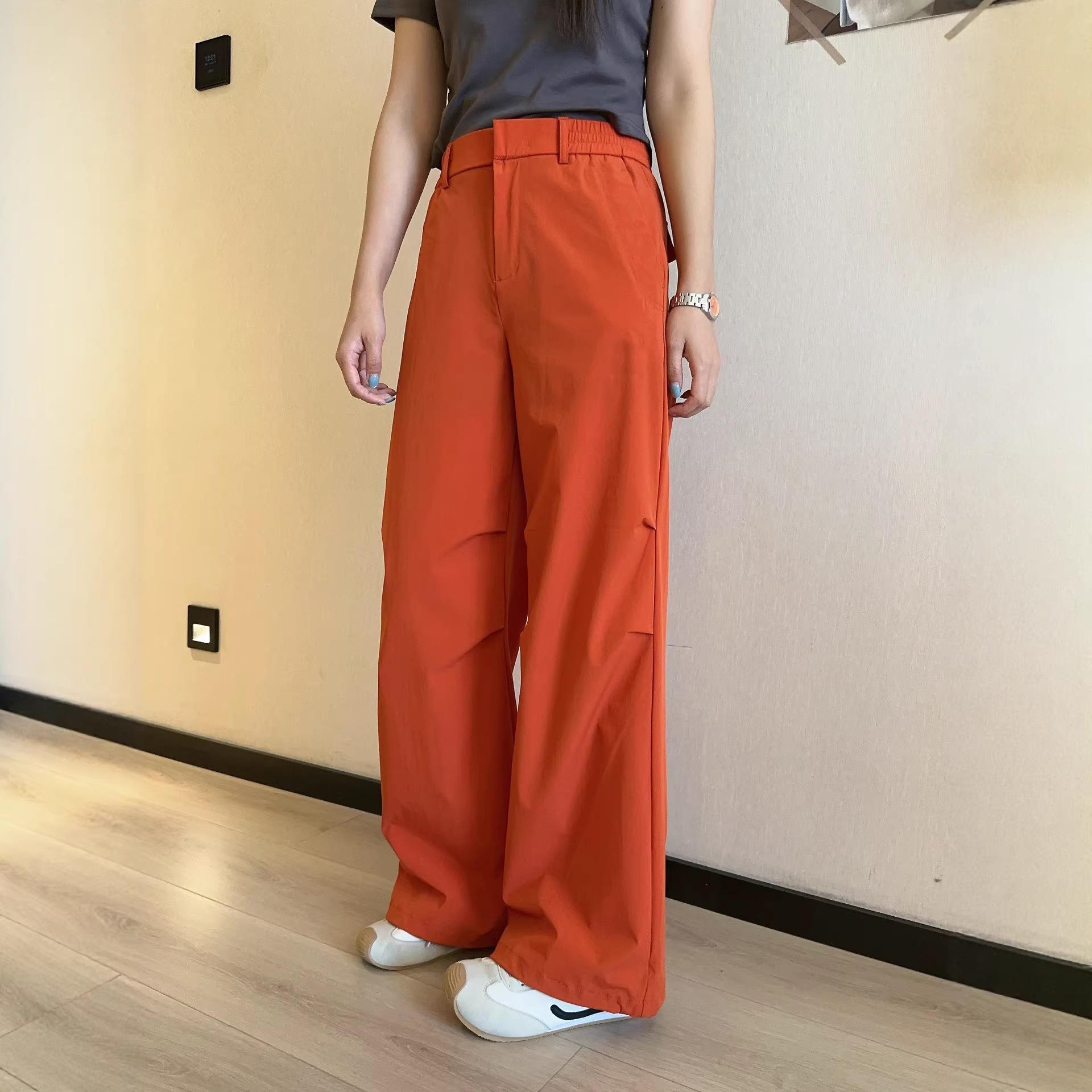 

Summer Feijia Women s Quick-Dry Woven Casual Sports Pants Small оранжевый