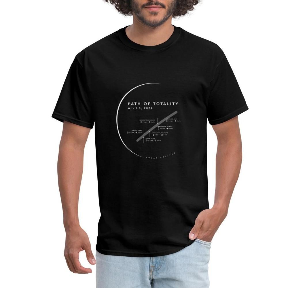The Path Of Totality Solar Eclipse 2024 Men s T-Shirt Unisex T-Shirt L