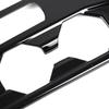 For VW Polo   ABS Car Center Control Gear Shift Panel Water Cup Holder Frame Cover Trim Carbon Texture / Bright Black