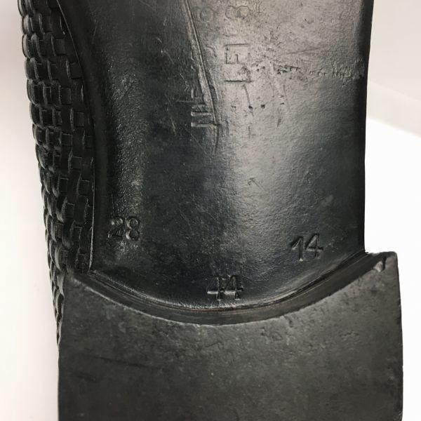 Fully Handmade Wholecut All Leather Business Shoes Black size 26.0-27.0 Men's(USED)