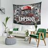 Limp Bizkit Urban Art Tapestry  Celebrating Rock Band with Bold Graffiti Design Perfect for Bedroom and Living Room Decoration