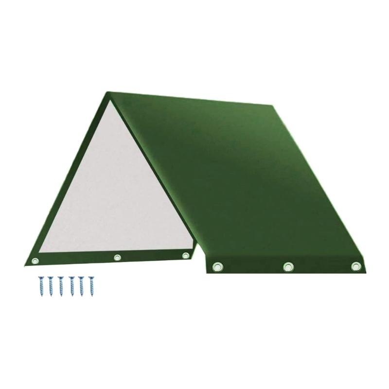 Silver Coated Playground Shelter Cover Replacement Dustproof Canopy For Kids Play Backyards Equipment Outdoor Activities