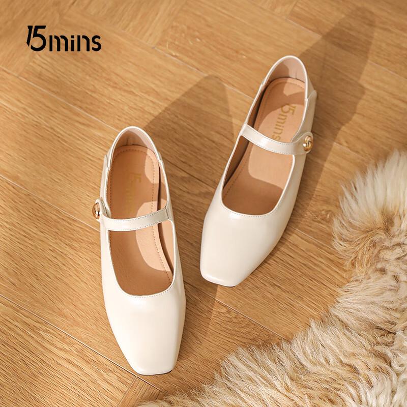 15MINS Women s Retro Mary Jane Flat Shoes 39