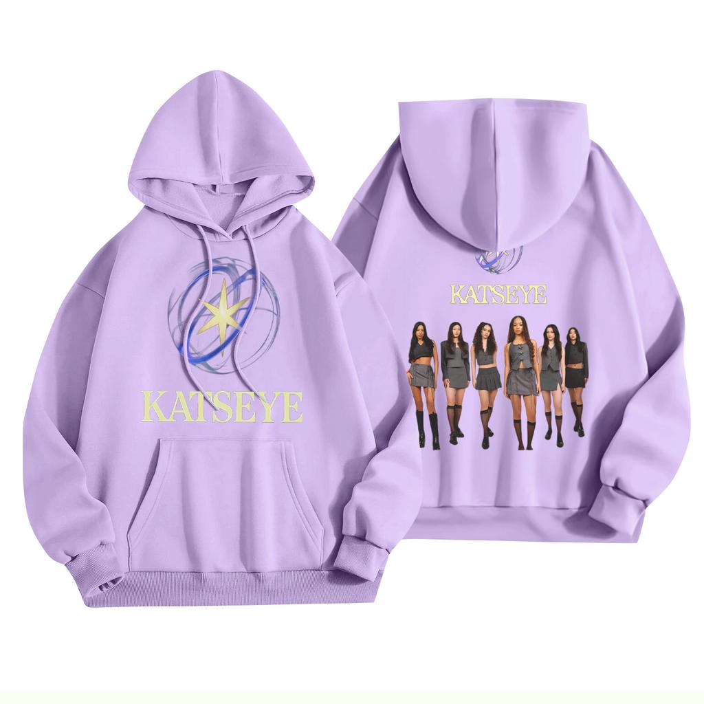 Unisex Fashion Lightweight Long Sleeve Pullover With Pockets Printed Hoodie