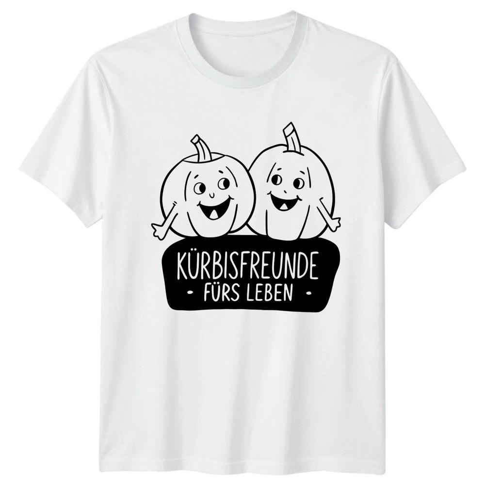 Kurbisfreunde Furs Leben TShirt GerUnisex Halloween Autumn Gift For Him And Her S