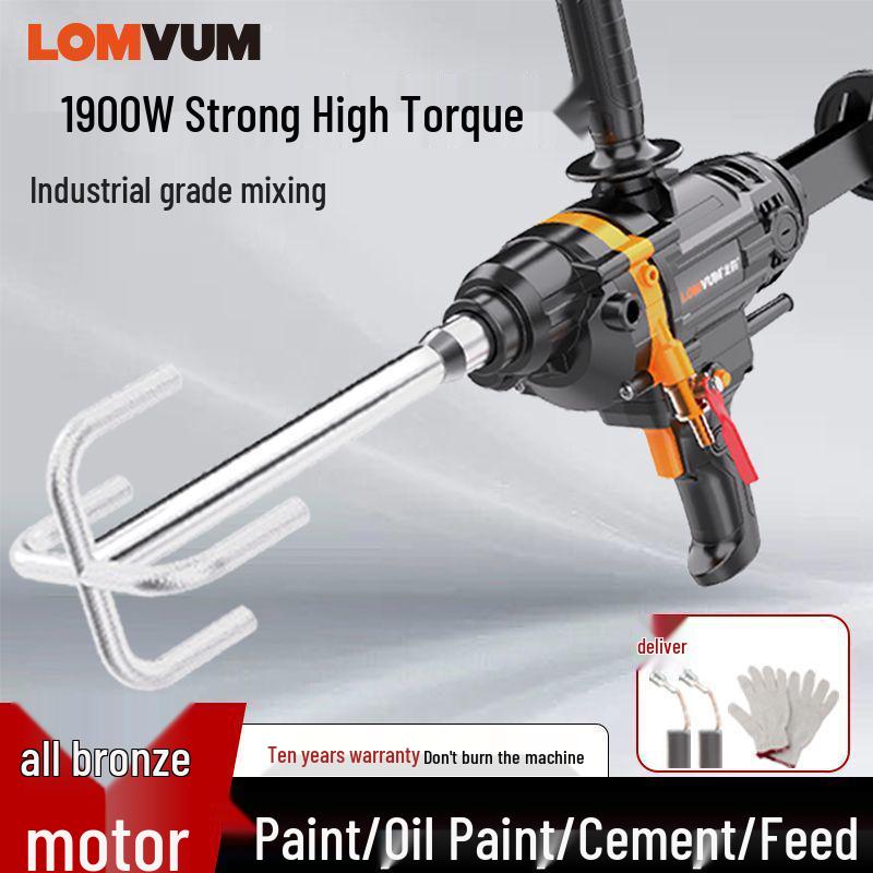 Longyun High-Power Diamond Core Drill & Cement Mixer for Air Conditioner Holes