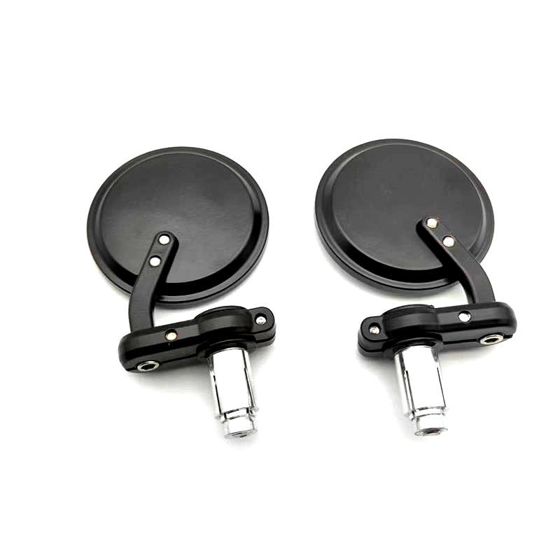 Round Folding Motorcycle Handlebar Rearview Mirror