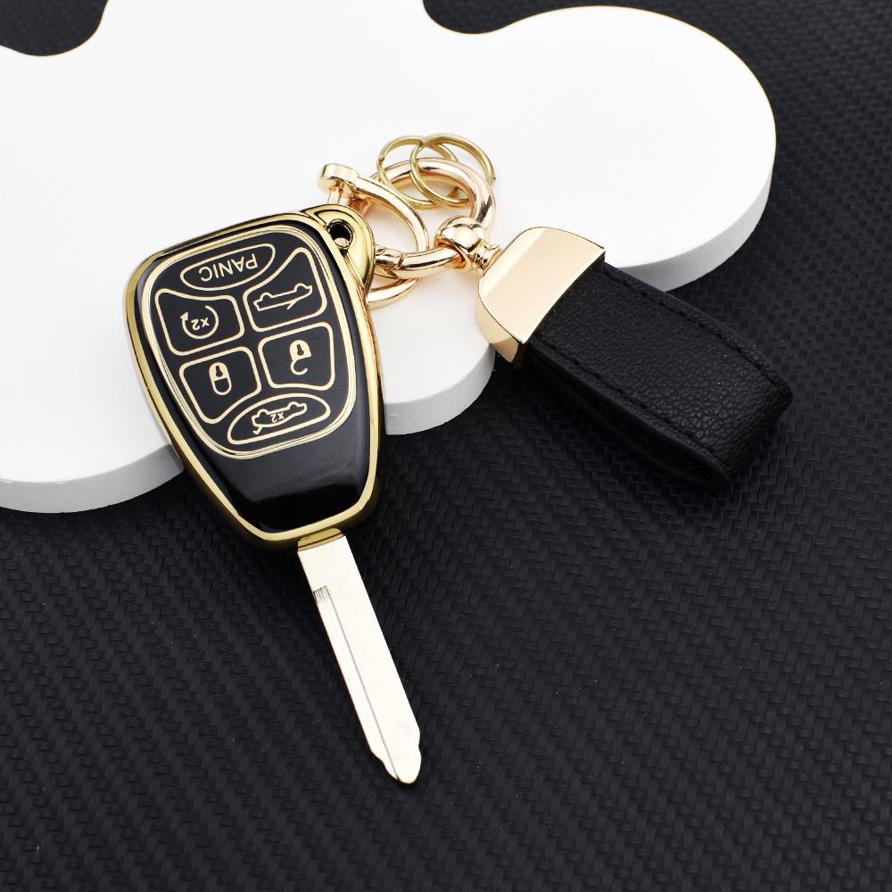 New Anti-Scratch Soft TPU Car Key Case Cover for Chrysler 300/PT Cruiser/Sebring Dodge Caliber/Nitro/Jcuv Jeep Compass/Liberty