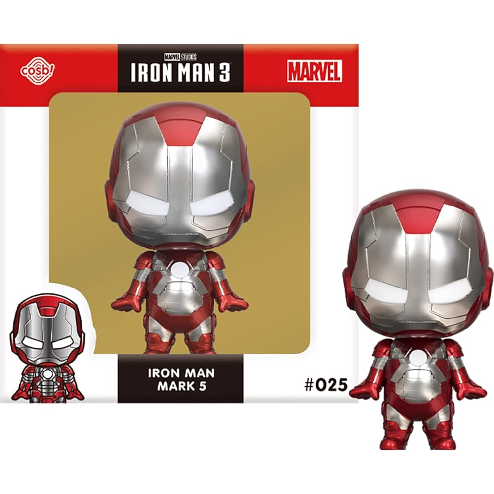 Cosby Marvel Collection Iron Man 3 Iron Man Mark 5 Non-Scale Figure Red 8cm Height CBX064