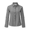 Koszula w paski w kolorze czerwonym i białym, damska, vintage, casualowa, damska, jesienna, dojazdowa, bluzki, długi rękaw, modna, oversize, prezent