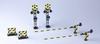 PLUM Railroad Crossing Scale Molding Plastic Kit MS055 1/80 Two-Color
