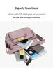 Sac bandoulière en nylon grande capacité pour femmes d'âge mûr: Porte-monnaie multi-compartiments, léger, décontracté, pour affaires et shopping