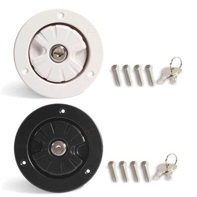RV Gravity for Fresh Water Fill for Hatch Cover with Keys Inlet Part Filter Lockable For Boat for Camper Trailer Caravan