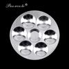 Student Aluminum Palette for Painting Pigment Mixing - Round & Rectangular Options