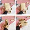 Mini Canvas Crossbody Pouch Fashion Lightweight Vertical Shoulder Bag for Women Versatile Everyday Small Square Bag