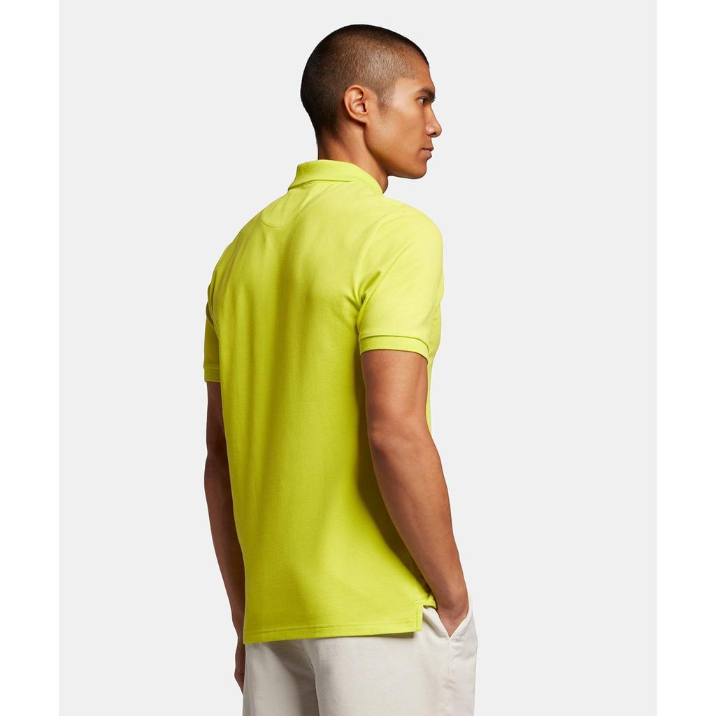 Lyle & Scott Herren Einfarbiges Poloshirt