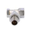 Combi 2 return valve, DN15 - 1/2", angle, nickel-plated