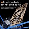 For iPhone 16 Pro Magnetic Case Rotating Kickstand Metal Bumper Phone Cover
