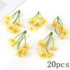 Orange Series Rose Artificial Flower Head Home Room Decoration Living Outdoor Garden Wedding Decor DIY Party Gift Box Accessorie