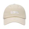 BIRL Embroidered Corduroy Ball Cap -BEIGE