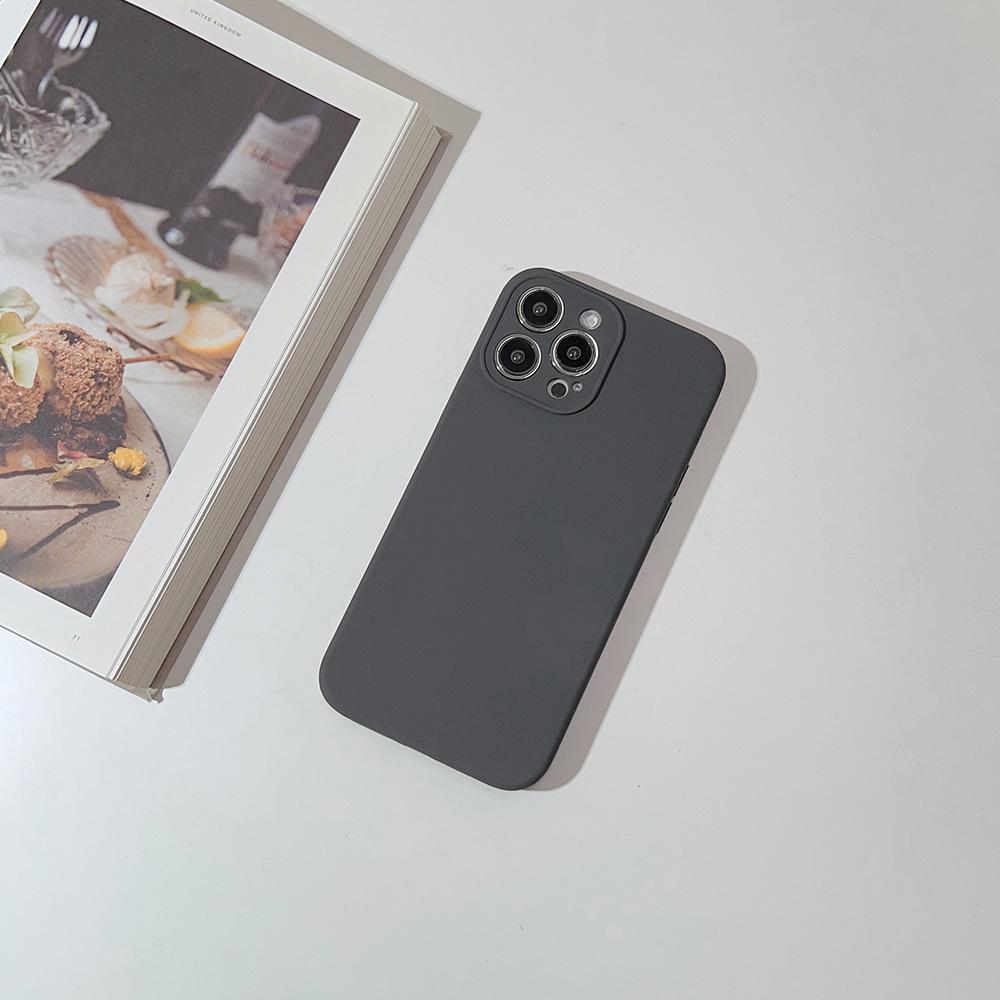 Luxury Liquid Silicone Case For iPhone 15 14 13 12 11 Pro Max Shockproof Soft Cover For 14 15 Plus Phone Accessories