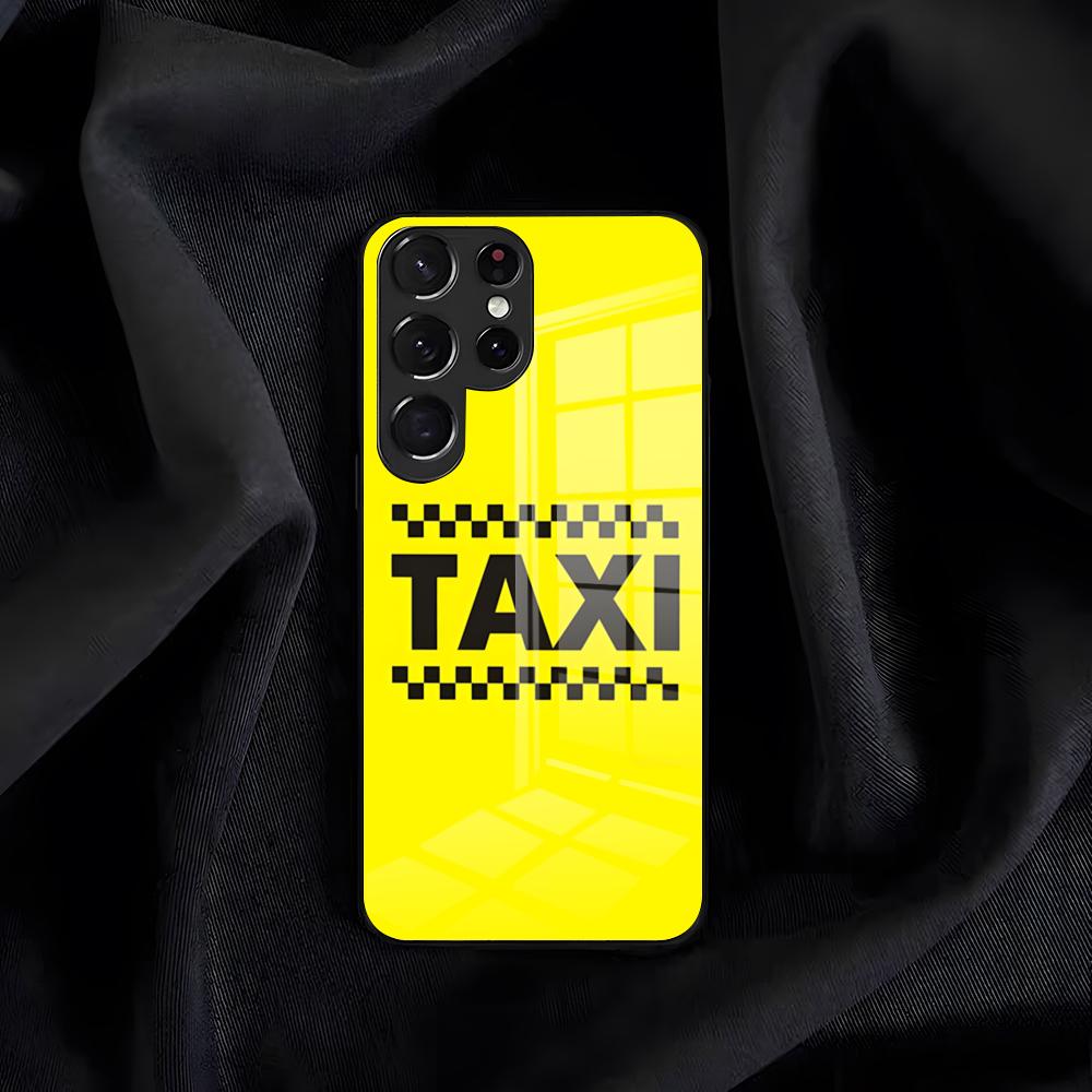 NYC Yellow Taxi Phone Case For Samsung S26 S25 Edge S24 S23 S22 S21 S20 Ultra Plus FE Glass Cover