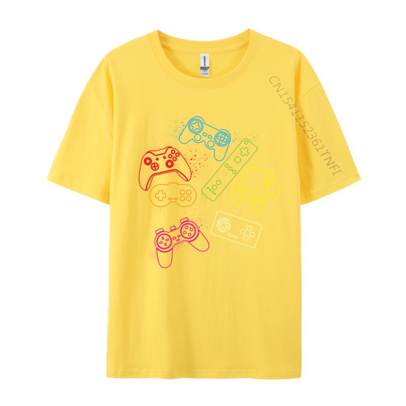 Gaming Controllers Video Games Gamers TShirts Hip Hop Leisure Tees Hip Hop Cotton Unisexs Top TShirts