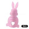 6Pcs DIY Easter Rabbit Cash Holder Unique Cotton Cloth Bunny Money Holder Ornaments Easter Money Holder Cards