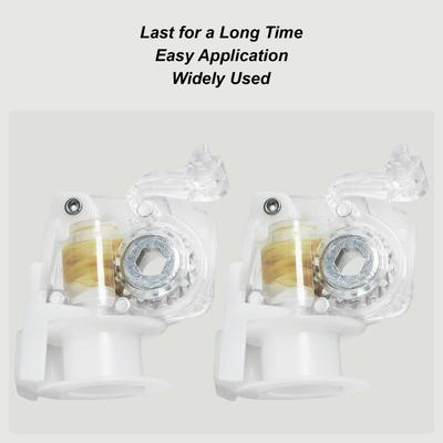 Blinds Replacement Parts 2 Pieces Tilt Mechanism For Hexagonal Rod With Transparent Thin Lines Silent Low Profile Wand Tilter