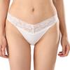 Cotton Lace Thongs for Women Sexy Seamless Low Waist Panties Ladies Breathable No Show Stretch Underwear