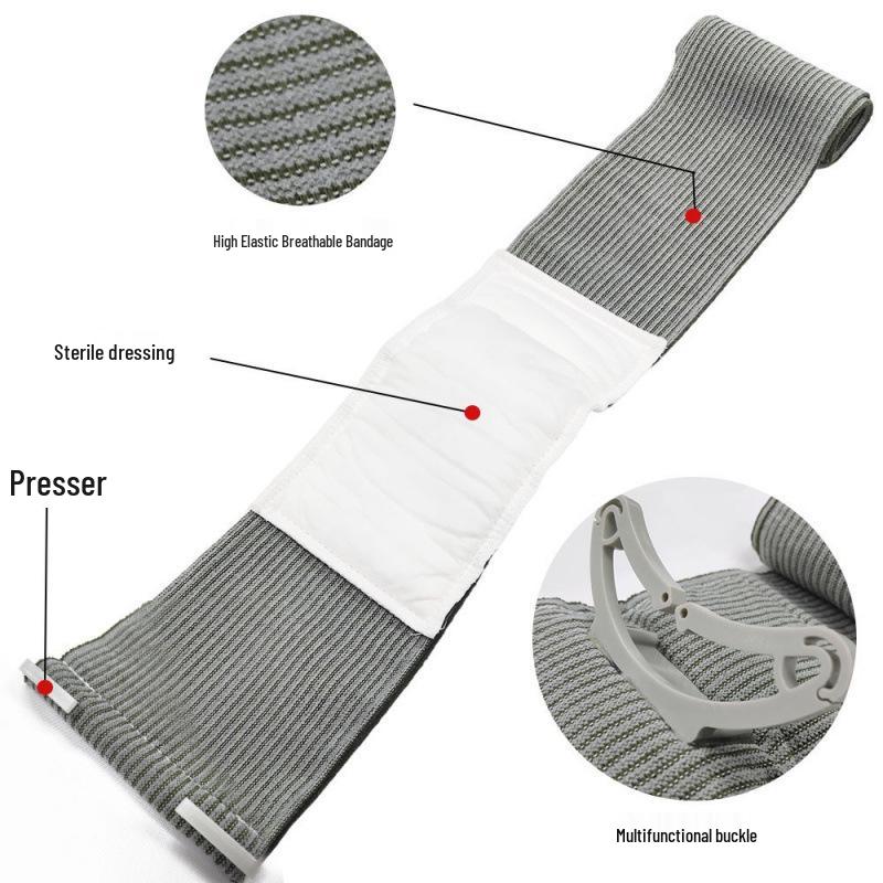 Tactical Hemostatic Elastic Compression Bandage for First Aid Training