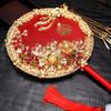 Pendant Ancient Style Chinese Wedding Hand Bouquets Embroidery Fan Chinese Fan Bridal Group Fan