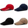 Baseball Cap For Men With Extended Brim Cotton Sunshade Outdoor Sun Protection Casual Style