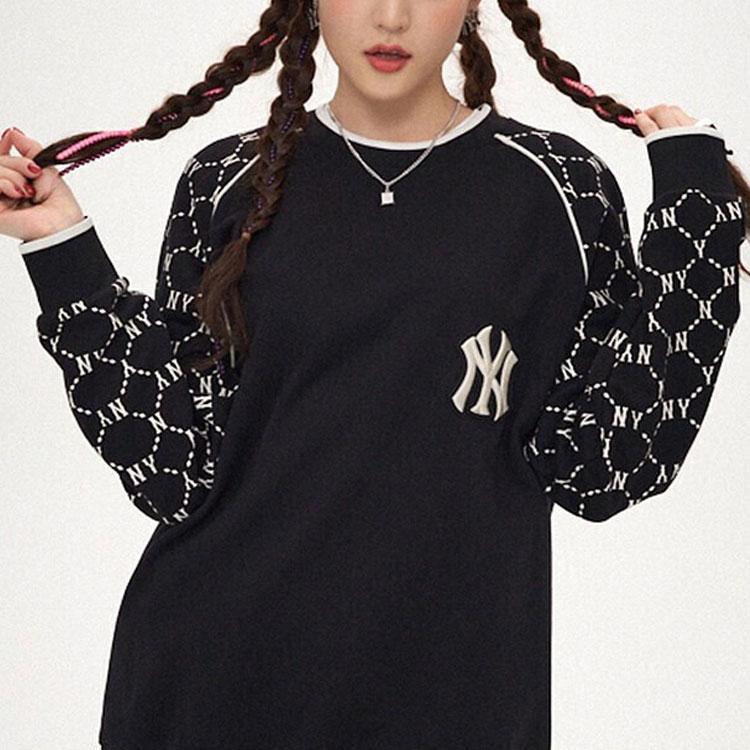 New MLB Presbyopia Sweatshirts Unisex Black 3AMTM0814-50BKS