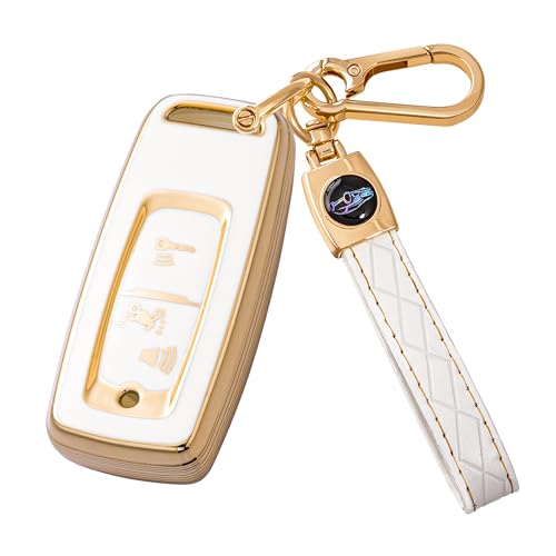 

[Унхоке] чехол для ключа pcx125 jk05 чехол для ключа PCX 150 PCX160(КФ47) ДИО110(JK03) X-ADV Forza mf17 чехол для смарт-ключа мотоцикла ТПУ 3 кнопки (золотой и белый