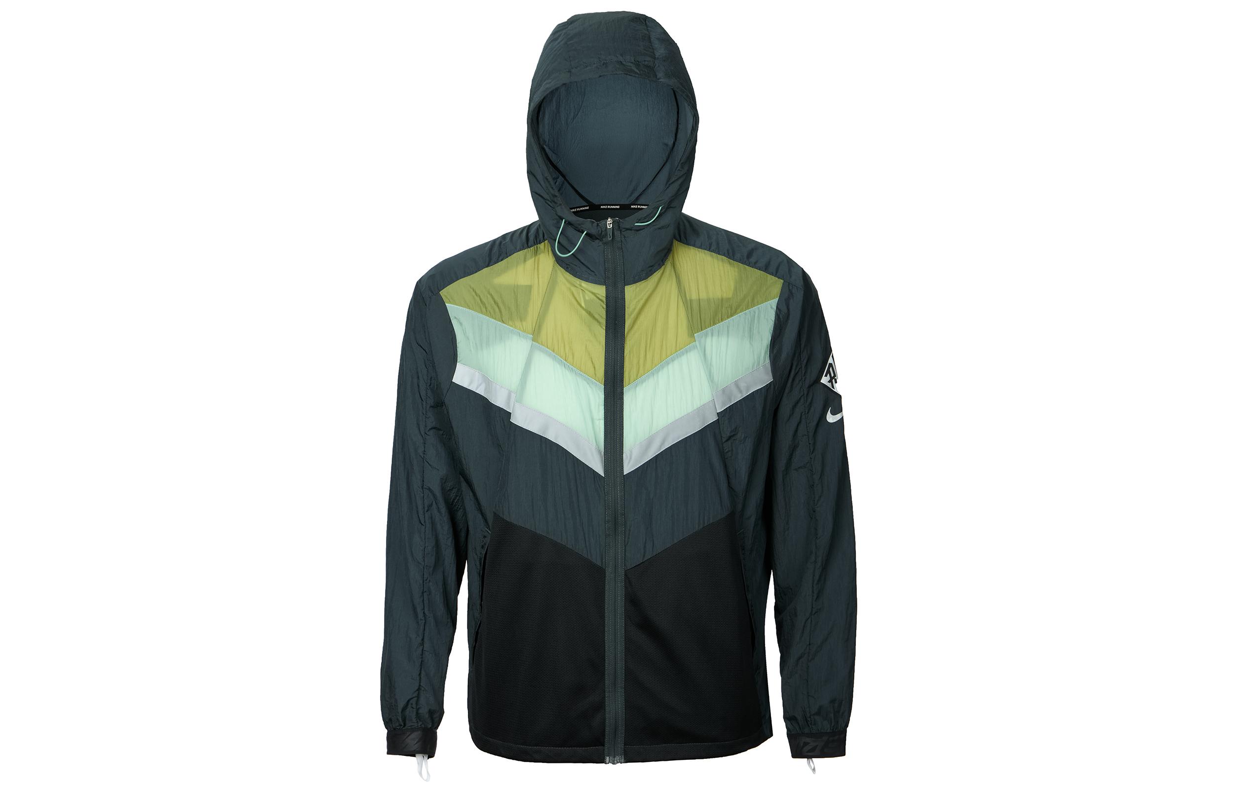 Nike Windrunner Wild Run Running Jacket Men s Seaweed Green CU5739-364 S