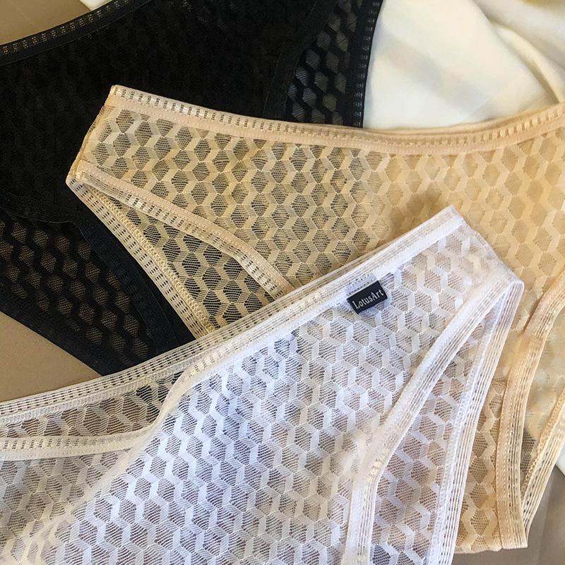 Lace Underwear Women's Panties Sexy Mesh Sexy Low Waist Briefs