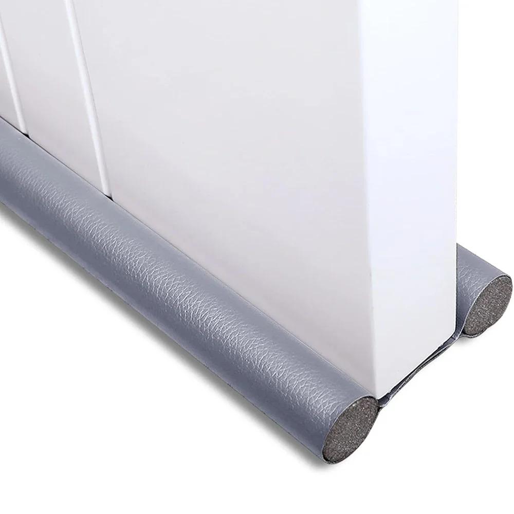 Tätningslist för dörrbotten mot dragljud Ljudisolerande Flexibel Gummi Vädertätning Ljudtät Dammtät Vattentät Tätningslist