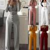 Stylish Women Tracksuit Cropped Top And Pants Set Comfortable Loungewear Collection Size 6-18