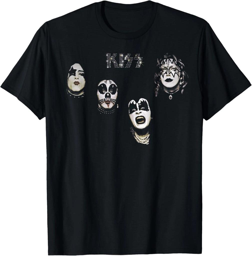 Unisex mens womens tops tee KISS - 1974 KISS T-Shirt