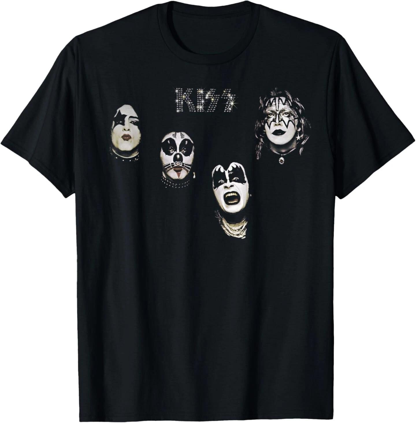 

Unisex mens womens tops tee KISS - 1974 KISS T-Shirt 2XL