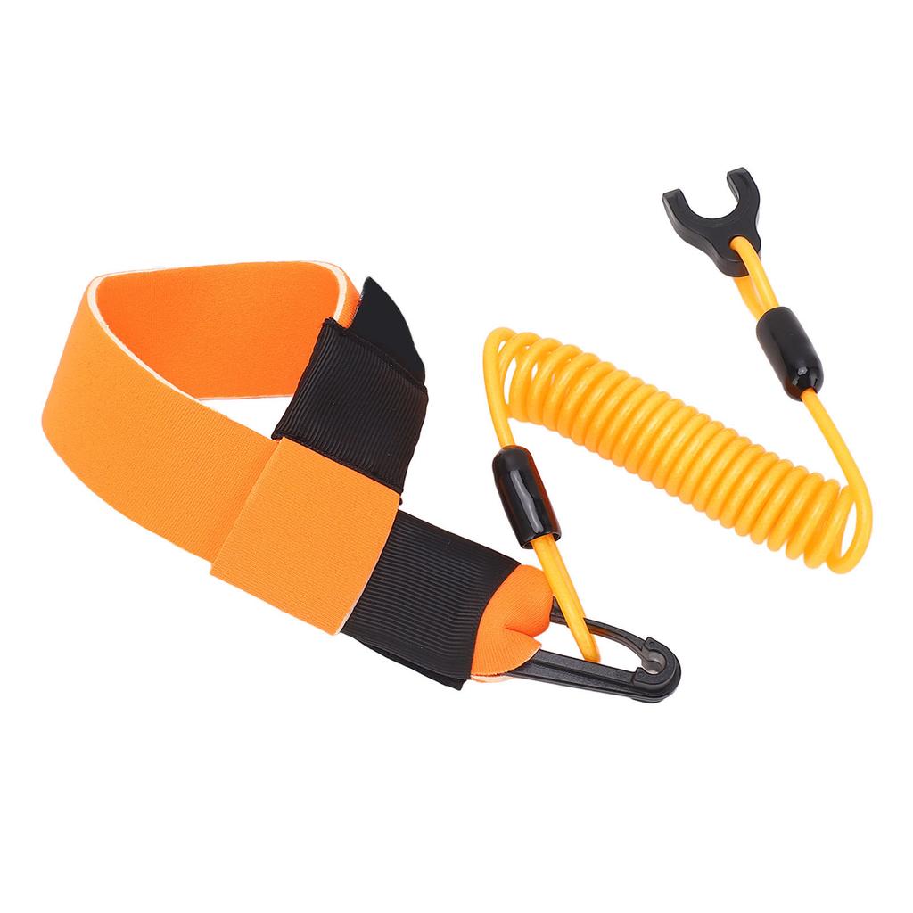 Boat Kill Lanyard TPU Boat Outboard Engine Emergency Stop Lanyard Cord for 2 Stroke